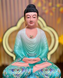 tượng Phật A Di Đà Composite xanh đẹp
