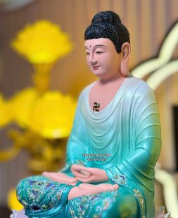 tượng Phật A Di Đà Composite xanh đẹp
