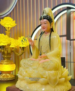 Tượng Quan Âm Thạch Anh QABT-093
