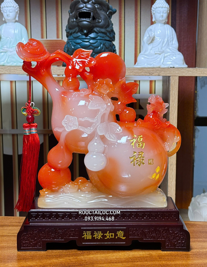 Hồ Lô Phong Thủy Đỏ đẹp