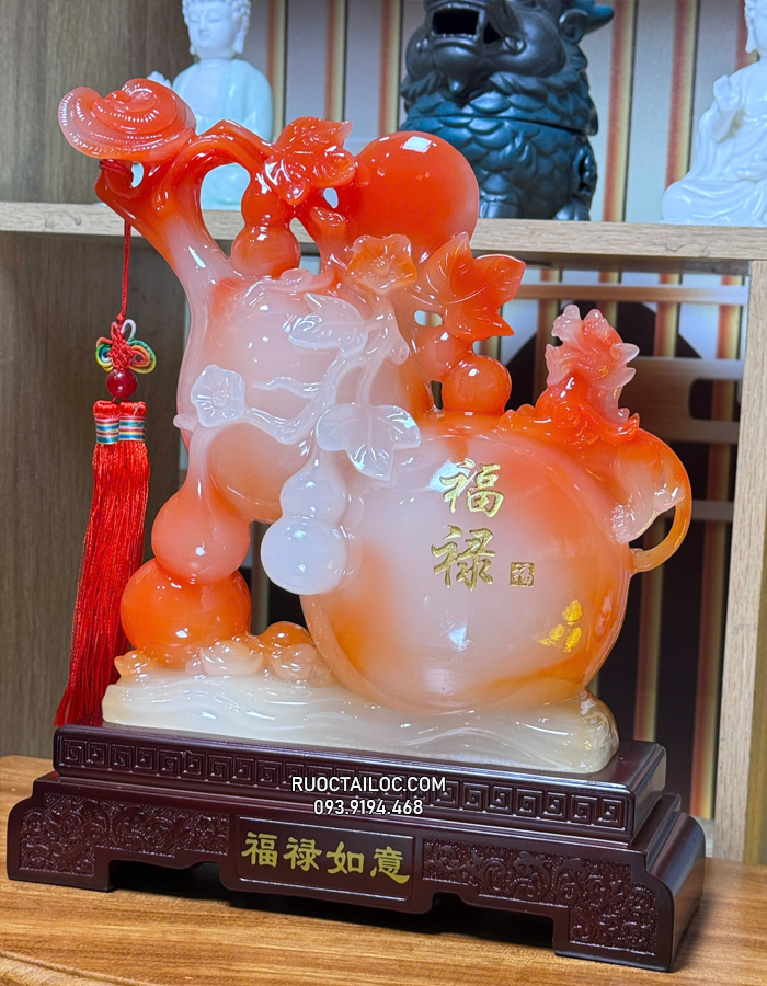 Hồ Lô Phong Thủy Đỏ đẹp