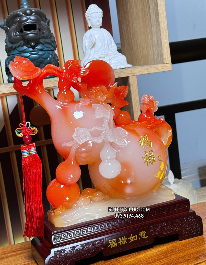 Hồ Lô Phong Thủy Đỏ đẹp