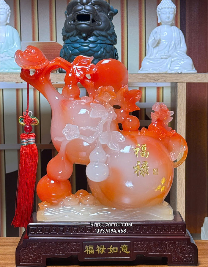 Hồ Lô Phong Thủy Đỏ đẹp