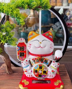 mèo thần tài năng lượng gia phúc đẹp
