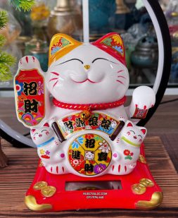 mèo thần tài năng lượng gia phúc đẹp