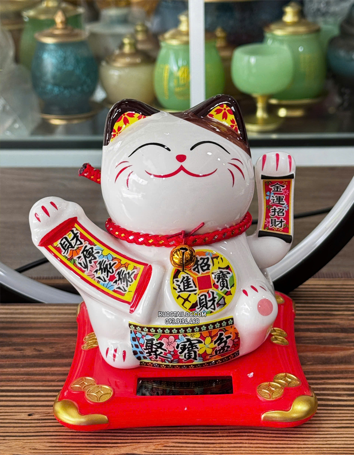 Mèo Thần Tài năng lượng Kim Vận chiêu Tài