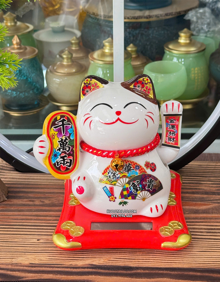 mèo thần tài năng lượng phú quý