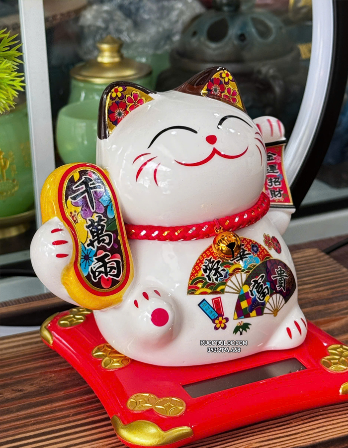 mèo thần tài năng lượng phú quý