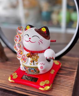 Mèo Thần Tài Năng Lượng Tụ Bảo Bồn đẹp