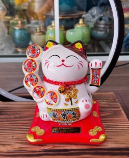 Mèo Thần Tài Năng Lượng Tụ Bảo Bồn đẹp