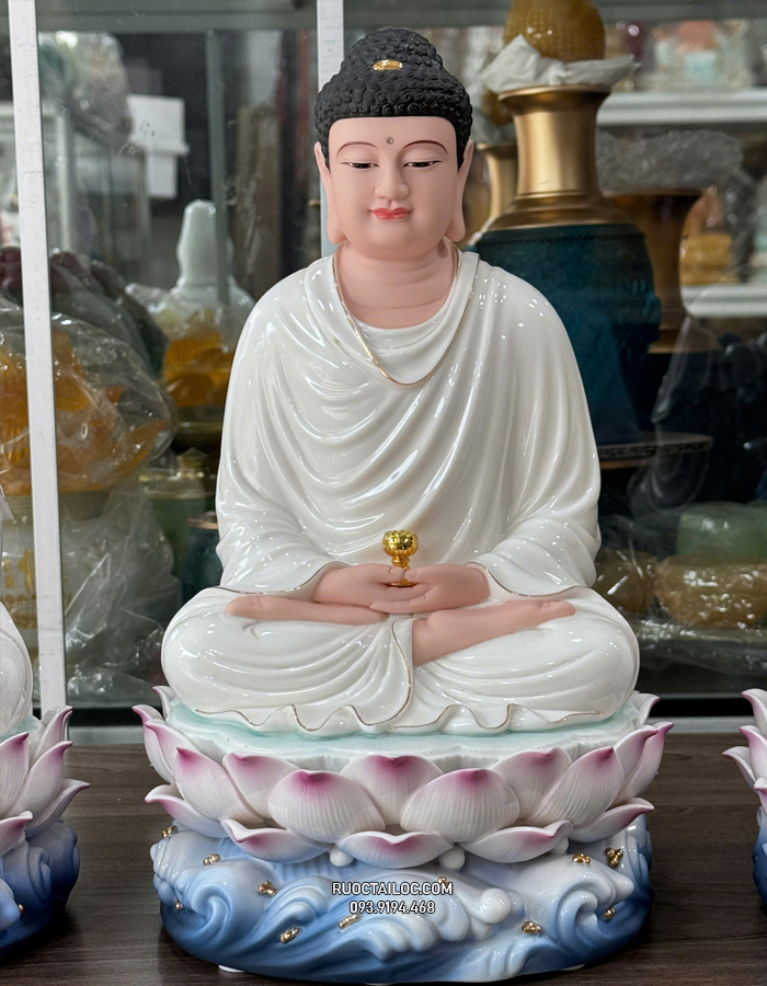 tượng Tây Phương Tam Thánh bằng sứ đẹp