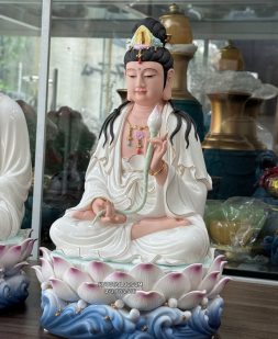 tượng Tây Phương Tam Thánh bằng sứ đẹp