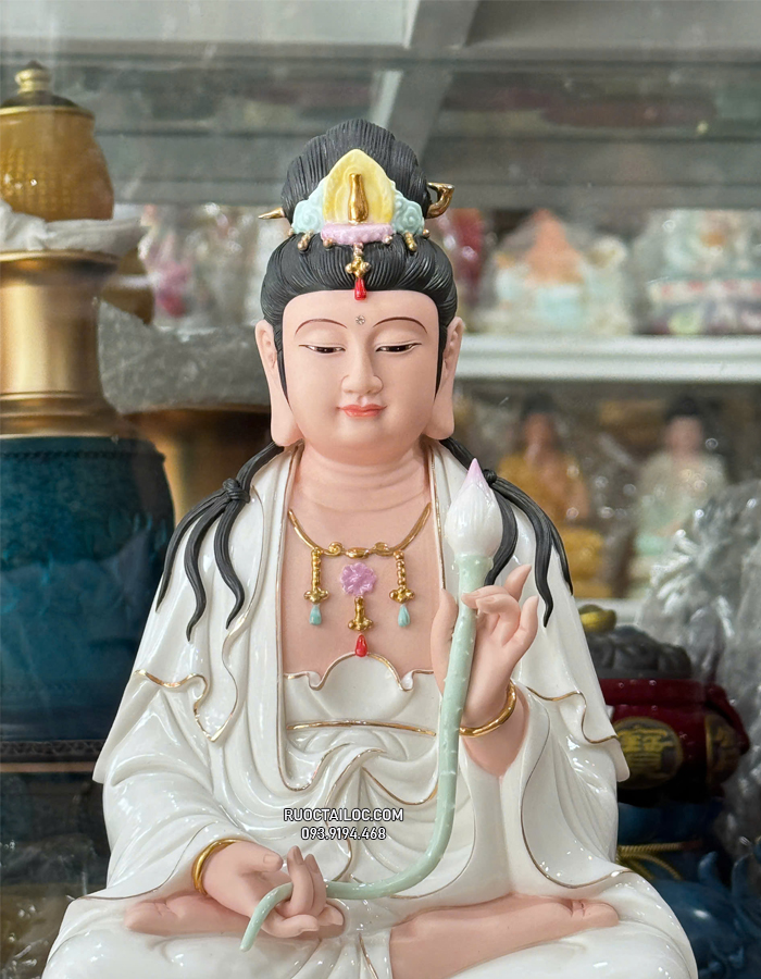 tượng Tây Phương Tam Thánh bằng sứ đẹp
